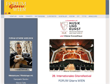 Tablet Screenshot of forum-gitarre.at